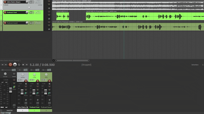 REAPER 6 - Color a Track REAPER 6 - Color a Track