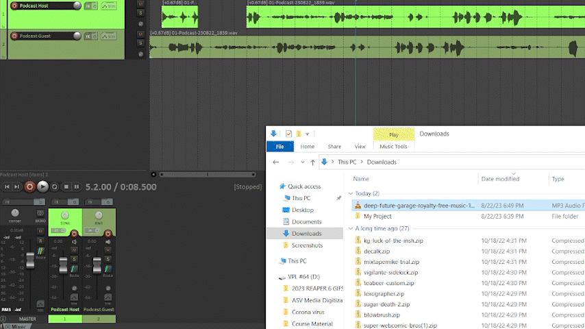 REAPER 6 - Import Audio REAPER 6 - Import Audio