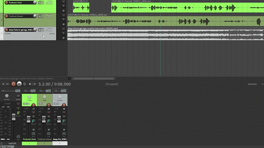 REAPER 6 - Reorder Tracks REAPER 6 - Reorder Tracks