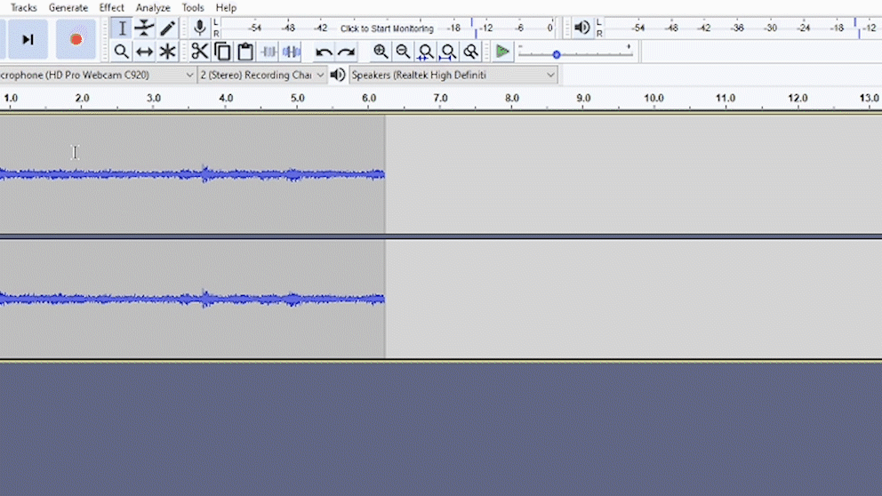 Amplify effect in Audacity Amplify effect in Audacity