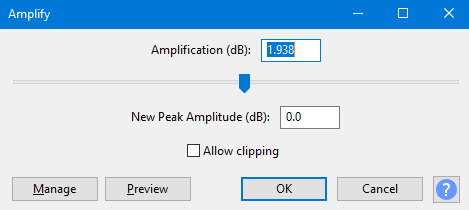 Amplify Effect Parameters