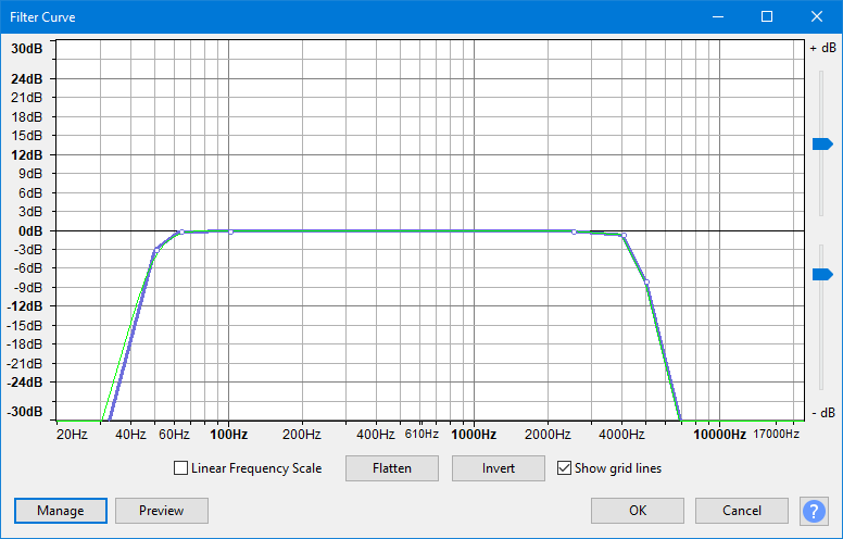 Filter Curve EQ - Audacity