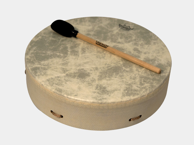 Image of a tan coloured frame drum