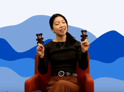 A screenshot from the video Fingerplay Song