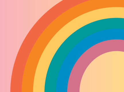 An image of a rainbow.